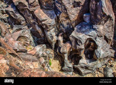 The Fossil Falls Is A Unique Geological Feature Located In The Coso