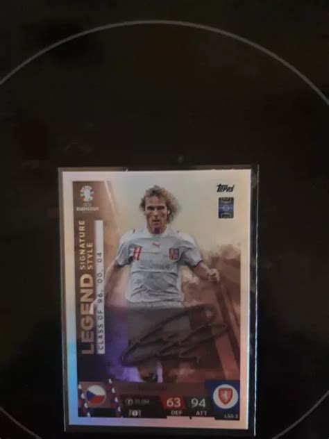 Topps Match Attax Uefa Euro Em Legend Pavel Nedved Czechia