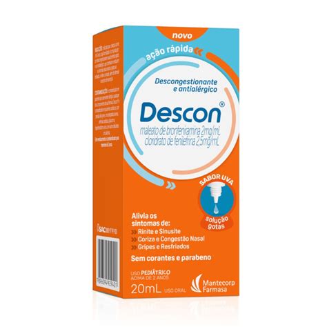 Descon Solução Gotas 20ml PanVel Farmácias