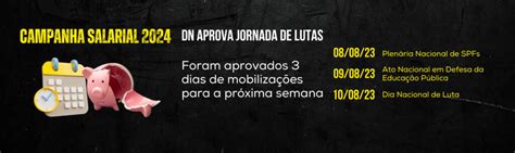 Campanha Salarial 2024 Dn Aprova Jornada De Lutas Sinasefe