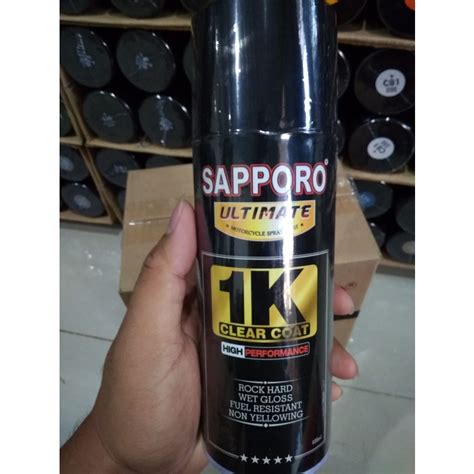 Jual Cat Sapporo Ultimate K81 PU 1K Clear Coat Cat Spray Semprot