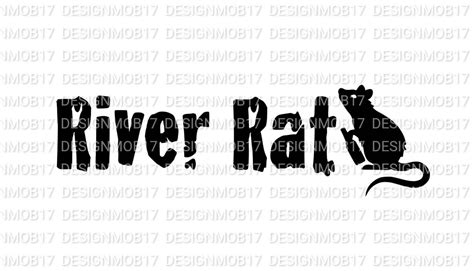 River Rat W/beer SVG - Etsy