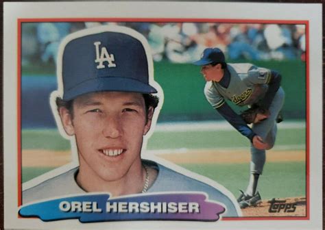 Orel Hershiser 91 Prices 1988 Topps Big Baseball Cards