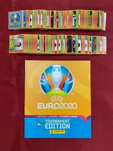 Panini Euro 2020 Tournament Edition Empty Album Complete Loose