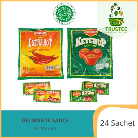 Jual Delmonte Saus Tomat Ketchup Saos Sambal Extra Hot Chilli Sauce Sachet Shopee Indonesia