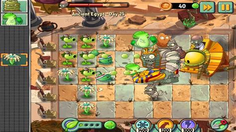 Plants Vs Zombies Ancient Egypt Day Final Boss Fight Youtube