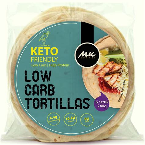 Tortilla Wraps Keto Low Carb 240g 6x40g Mk Nutrition Pieczywo I Tortilla Kup Teraz E