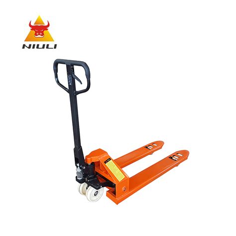 NIULI Forklift Manual Handling Trolley Transpalet 5t Hand Pallet Jack