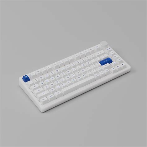 PC75B Plus Blue On White Akko Official Global Site