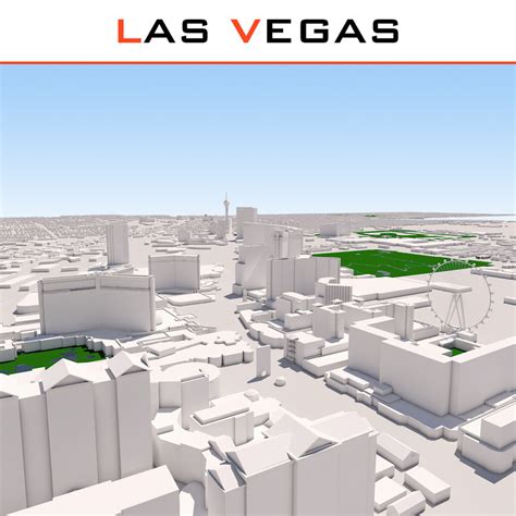 3d Las Vegas Strip Turbosquid 1216488