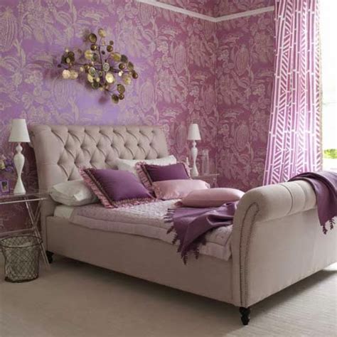 Download Lavender Color Bedroom Interior - WallpaperTip