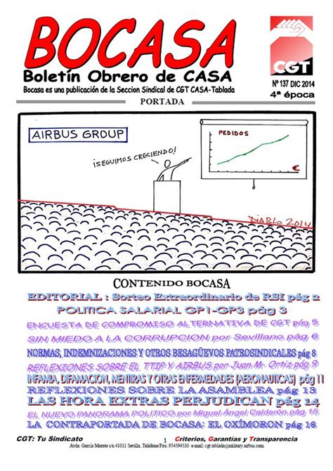 Comunicado De La Secci N Sindical De Cgt En Airbus Military Tablada