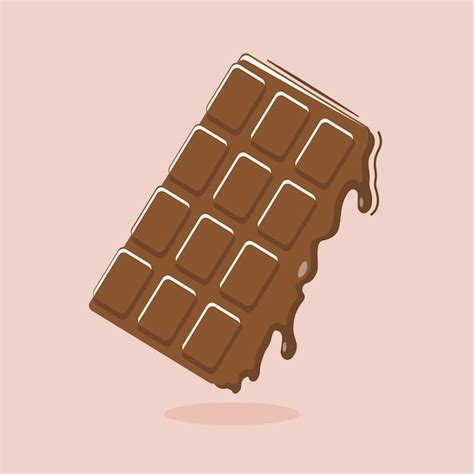 Ilustraciones Vectoriales De Dibujos Animados De Chocolate Derretido