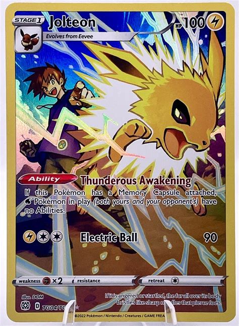 Jolteon TG04 Prices Pokemon Brilliant Stars Pokemon Cards