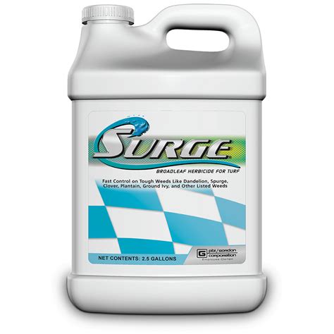 Surge® Broadleaf Herbicide for Turf: Water-based weed control with ...