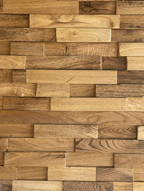 Rivestimento da parete in legno Rovere massello 100x100x4 cm anche su ...