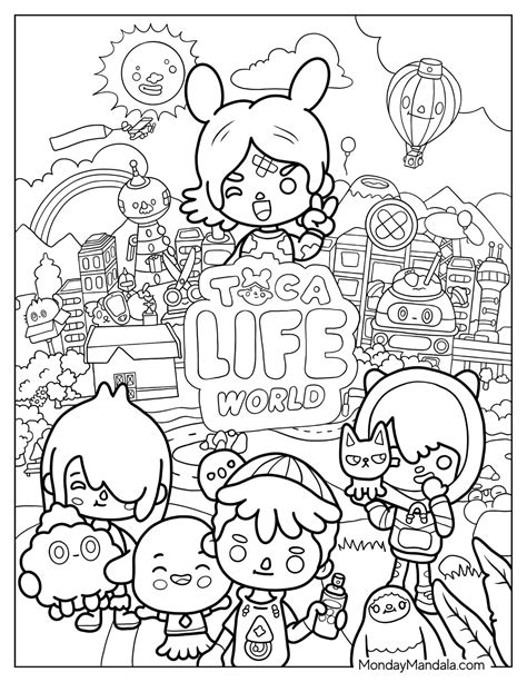 24 Toca Boca Coloring Pages Free Pdf Printables