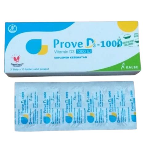 Jual Prove D Tablet Strip X Tablet Vitamin D Iu Shopee