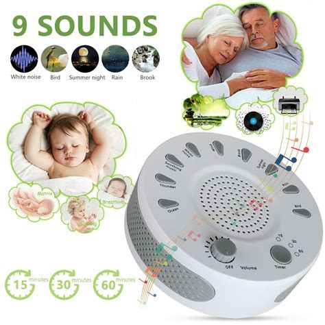 Nature Fan Sounds White Noise Machine for Baby Sleeping Home Sleep Sound Therapy - Sound Therapy