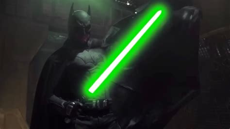 Batman Vs Darth Vader Green Lightsaber SUPER POWER BEATDOWN YouTube