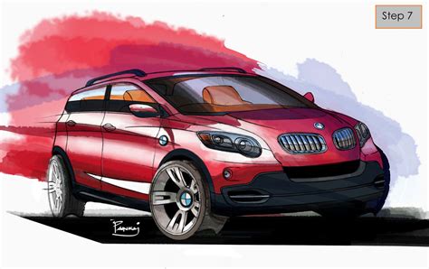 Quick Car Rendering In Photoshop Car Body Design