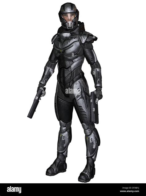 Sci Fi Female Soldier Armor – NBKomputer