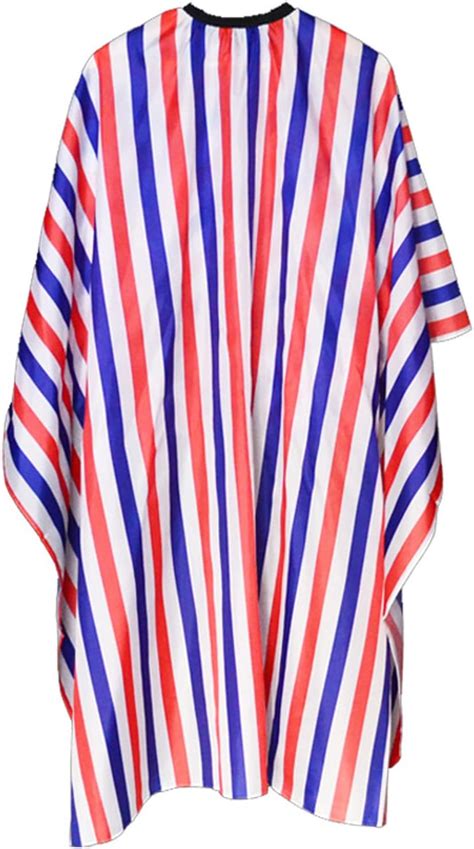 Hairdressing Cape Fashion Stripes Hairdressing Gown Barbers Cape Full