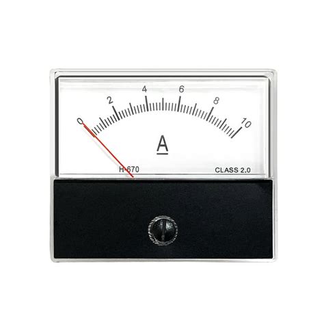 Yeacher Analog Current Panel Meter Ammeter Gauge Class 20 Accuracy Dc 0 10a Analog Ammeter