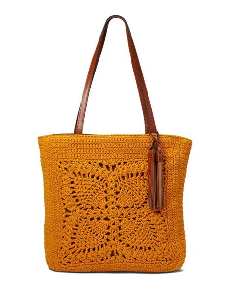 Patricia Nash Naomi Crochet Bag In Brown Lyst