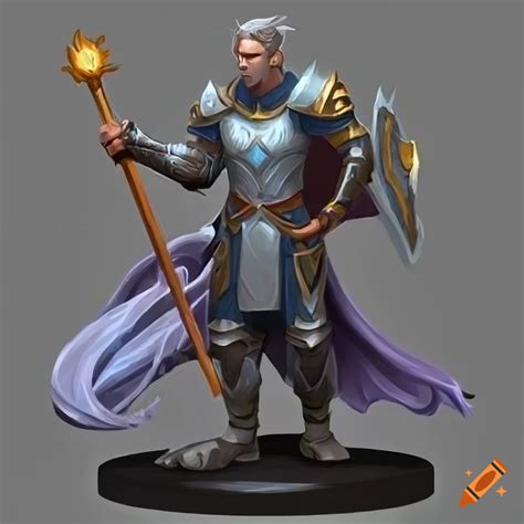 Artwork Of Aasimar Paladin