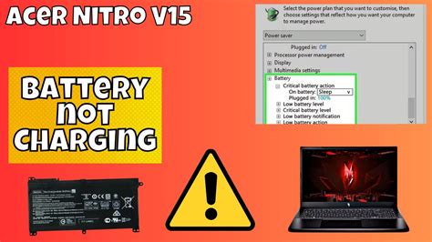 How To Fix Acer Nitro V Battery Not Charging Plugged In Not