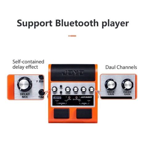 Joyo Jam Buddy Portable Guitar Amplifier And Pedal With Bluetooth