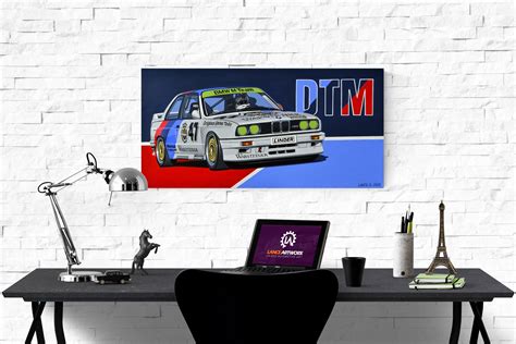 Bmw E30 M3 Dtm Art Print Poster Wall Decor Wall Art Etsy