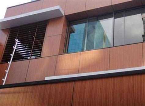 Wooden Acp Sheet Exterior Design Trendecors