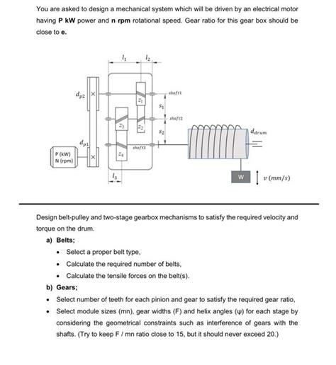 Solved You Are Asked To Design A Mechanical System Which Chegg