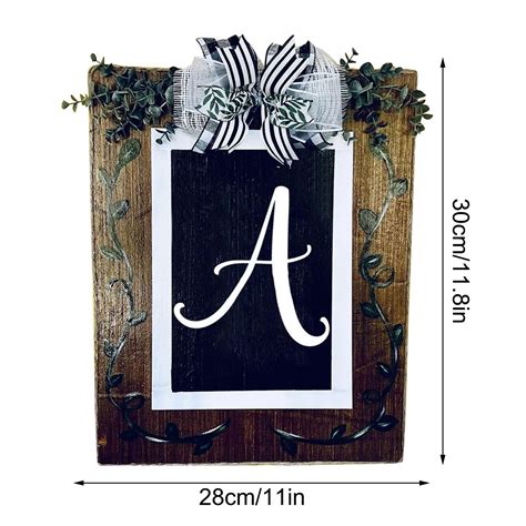 Home Decor ZKCCNUK Last Name Year Round Front Door Wreath Decorative