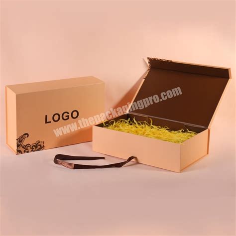 Premium Flat Pack Custom Logo Rigid Cardboard Paper T Matte Black Collapsible Foldable