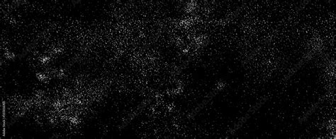 Flying Dust Particles On A Black Background Abstract Real Dust