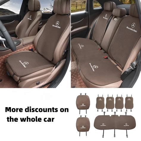 Car Breathable Insulated Ice Silk Seat Cushion Backrest Set