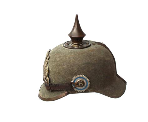 Ww1 Bavarian Ersatz Pickelhaube 1915 Waterloo Militaria