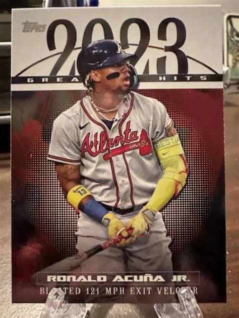 Topps Greatest Hits Gh Ronald Acuna Jr Atlanta Braves Sp