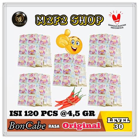 Jual BonCabe Level 30 Sambal Tabur Original Sachet 4 5 Gr Kemasan