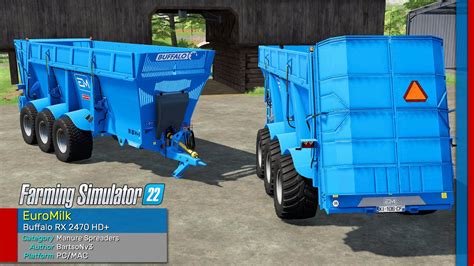 Euromilk Buffalo Rx Hd Farming Simulator Fs Mods Review