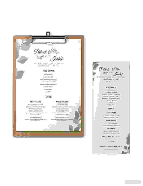 Pizza Menu Template - Illustrator, Word, Apple Pages, PSD, Publisher ...