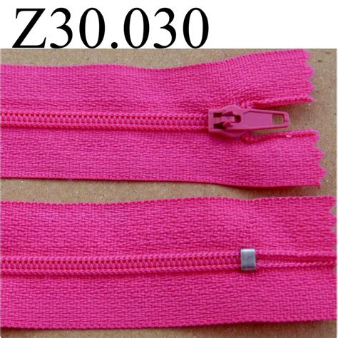 Fermeture Zip Glissi Re Longueur Cm Couleur Rose Fushia Zip Nylon