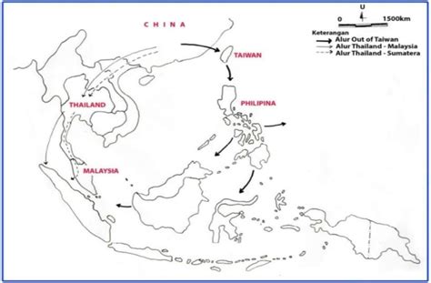 The Austronesian migration path of western Indonesia Source: Wiradnyana | Download Scientific ...