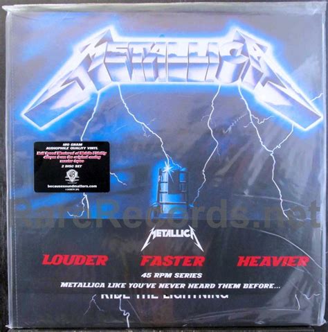 Metallica Ride The Lightning Sealed U S Half Speed Mastered Rpm