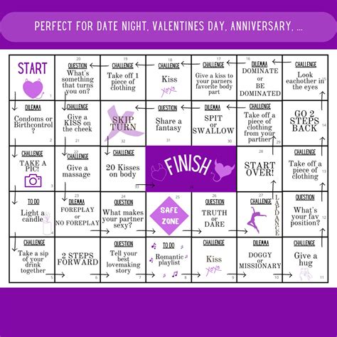 140 Printable Naughty Game For Couples Foreplay Game Sex Gamenaughty Couples Gameadult Game