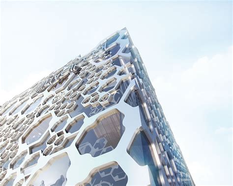 Rojkind Architects Explore A Hexagonal Dynamic Facade With The