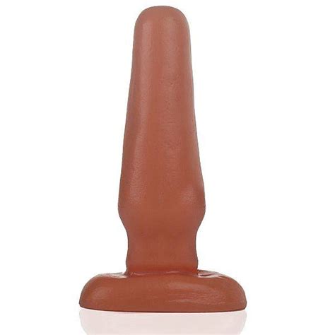 Plug Anal Iniciante Longo 12 X 3 5 Cm Cor Pele SEX SHOP CURITIBA